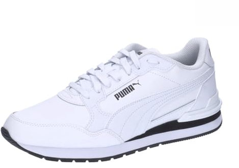 PUMA Unisex St Runner V4 L Sneaker, Puma vit Puma svart Puma vit, 41 EU