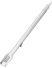 METRO Professional Pinza per barbecue, acciaio inox, manico ergonomico, argento