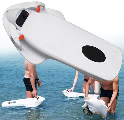 SACLMD Elektrisches Wasser-Surfbrett,Elektrisches Hochgeschwindigkeits-Surfbrett,Smart Water Scooter Schwimmtrainingshilfe,Propeller-Tauchgerät für Schwimmer,220V