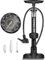 Topward Bike Tyre Pump with Presta & Schrader Valve, Mini Road Bike Pump, Portable Bicycle Floor Pump for Mountain Bikes, Football Basketball Air Cushion, Ball Pump with Needle