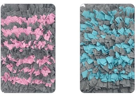BEBIKR Hundeschnüffel-Pad Haustier Hund Schnüffelmatte Haustier Nasenpolster Schnüffeldecke Hundematte Nasenarbeit Puzzle Spielzeug Lindert Stress Haustier Nasenpads