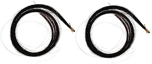 VINTORKY Bogenhaar Für Bratsche Pferdehaar Für Bratsche Bratschenbogenhaar Reparaturbogenhaar Glattes Haar Passend Für Geigenbogen Geeignet Für Aus Rosshaar Langlebig Verarbeitung