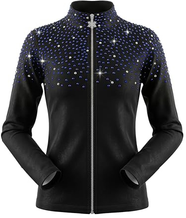 JoyCan Figure Skating Jacket Fleece Lined Warm Training Coat
