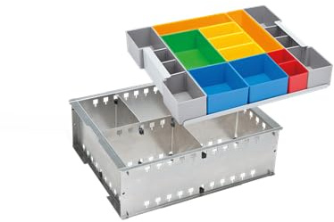 Trennblechrahmen und Boxeneinsatz H3 für L-BOXX 238 - Hochwertiger Einsatz zur sicheren Aufbewahrung und Trennung - nur für alte Version L-BOXX - PASST NICHT FÜR L-BOXX G4