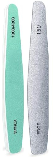 6 Limes à Ongles Professionnelles,à Ongles Professionnelle à Double Face Réutilisable,1000/4000, 100/180, 220/280,150, 180,240