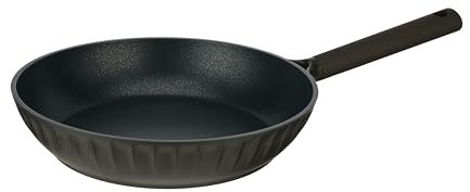 RESTO 94011 Bratpfanne 28 cm - Pfanne mit Pfluon Cookmark Antihaftbeschichtung - aus recyceltem Aluminiumguss - für alle Herdarten geeignet, auch Induktion
