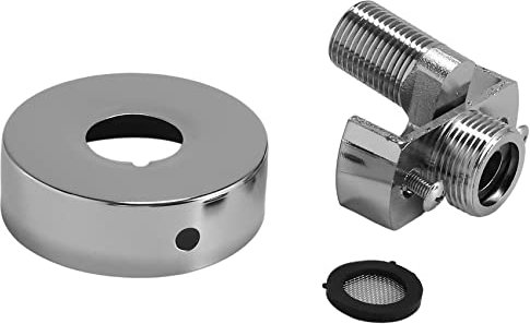 Agwuoetr Einstellen des Winkels des Ansaugrohrs Kupfer Dusche Kopf Abgewinkelter Gebogener Fuß Exzenter Schraube Ecke ZubehöR B.