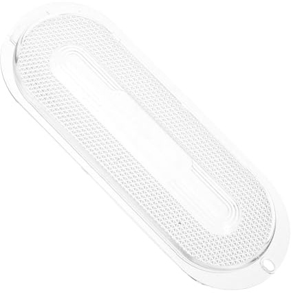 LIFKOME LED Light Cover for Home Kitchens Oval Shaped with Abs Plastic, Versatile Use and Enhanced Illumination for Range Hood and Dining Areas