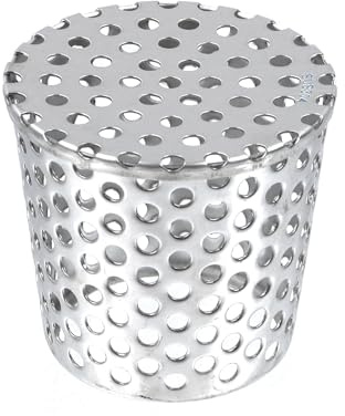 Pastlla Cubierta de ventilación de malla de PVC para horno redondo de 2.45 a 2.95 pulgadas de diámetro interior, tapa de ventilación de techo de acero inoxidable 304 para tubo de escape cónico (75 mm