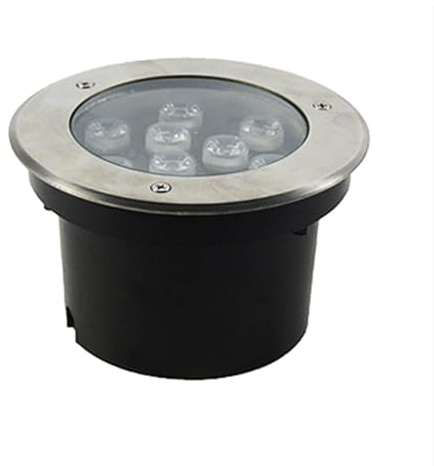 Ground LED Landscape Lamp - Outdoor Buried Lights, LED Recessed Spotlight, Outdoor IP67 Waterproof Landscape Lights, Recessed Floor Lamp, for Square Patio Lawn Stair Path Lighting