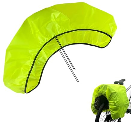 Wimnqie Fahrradtasche Regenschutz Radtasche Raincover, Oxford-Tuch wasserdichte Abdeckung Für Gepäckträgertasche Hinten - Fahrrad-Regenschutz Für Jedes Wetter, Fahrrad-Gepäckträ