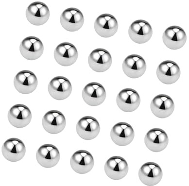 Gyrodymix 25 Stück 3 mm Kugellager Kugeln Stahlkugeln Chromstahl (GCr15) G10 Lagerkugeln Set Präzisionskugeln Langlebiges Produkt