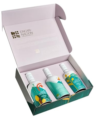 Esencial | Pack Regalo Aceite de Oliva Virgen Extra Verde Temprano Royal + Picual + Picual Ecológico - 3 x 500 ml