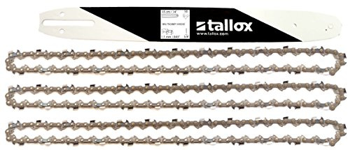 1 espada y 3 tallox cadenas de sierra 3/8 1,1 mm 50 eslabones 35 cm compatible con Stihl