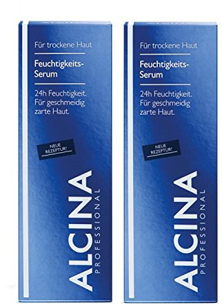 2er Feuchtigkeitsserum pflegende Kosmetik Alcina 24H Feuchtigkeit für geschmeidig zarte Haut je 30 ml = 60 ml