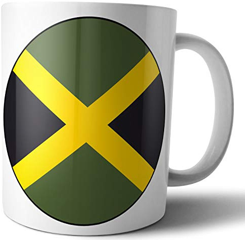 AK Giftshop Jamaica - Jamaican Flag - Tea - Coffee - Mug - Cup - Birthday - Christmas - Gift - Secret Santa - Stocking Filler