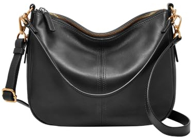 Fossil Jolie Schwarze Crossbody-Tasche aus Leder für Frauen