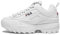 Fila Disruptor Teens, Scarpe da Ginnastica Unisex - Bambini e Ragazzi, Bianco, 37 EU
