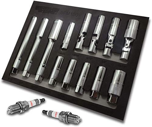 Vim Tools VIM-SPM100 Spark Plug Socket Master Set - 13 Piece