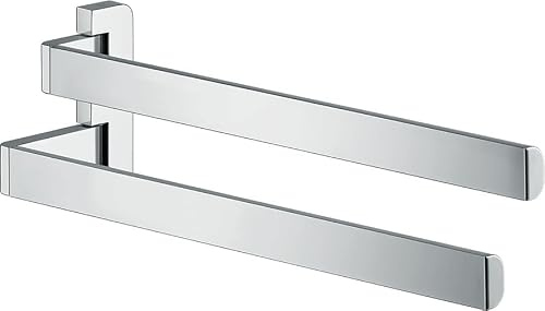 hansgrohe AXOR Universal Accessories Doppel-Handtuchhalter, 42821800, Farbe: Edelstahl Optic