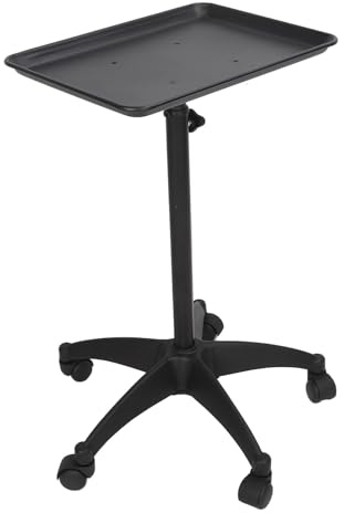 Carrello per Salone, Vassoio per Salone Regolabile in Altezza, Vassoio per Strumenti per Parrucchieri di Grande Capacità con Ruote Universali per SPA