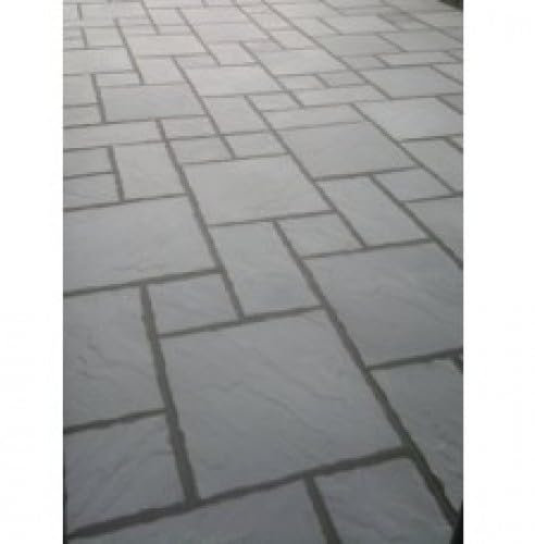 Concrete 10 Sqm Random Paving Slabs in Charcoal (DELIVERY EXCEPTIONS)