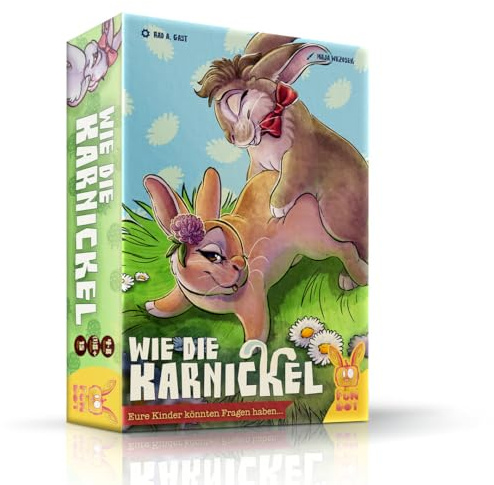 Funbot | Wie die Karnickel | Chaotisches Kartenspiel für 3-8 Spieler | Deutsch
