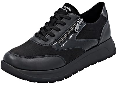 Remonte Baskets Basses D2V02 pour Femme - Noir - Taille 41 EU, Noir, 41 EU