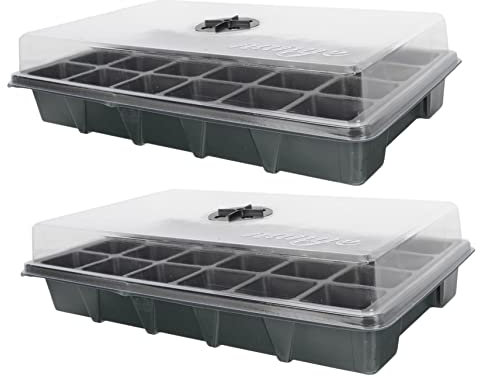 GALPADA 2pièces Plateau De Germination pour Plantes Bac De Plantation avec Couvercle Lot pour Jardinage