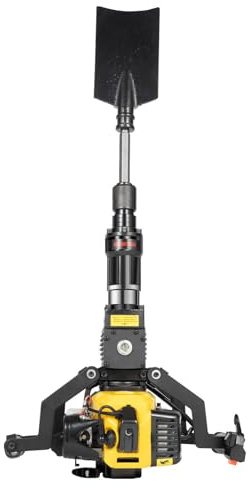 Gas Powered Tree Digger - 33cc Post Hole Digger for Tree Ball Lifting and Root Cutting, Perfect for Gardens and Farms
