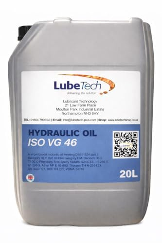 20l DRUM OF ISO VG 46 HYDRAULIC OIL, THIS HYDRAULIC OIL MEETS ALL INDUSTRY STANDARD SPECIFICATIONS IT IS MADE FROM VIRGIN BASE OILS AND DOES NOT USE ANY RECYCLED MATERIALS