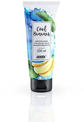 Anwen Cool bananmask kylande färg för brunt hår 200 ml