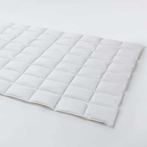 Daunenfee – Cassettendecke 200x200cm – mit Daunen & Federn – 8x8 Karos, 2cm Stege – Handarbeit Made in Germany