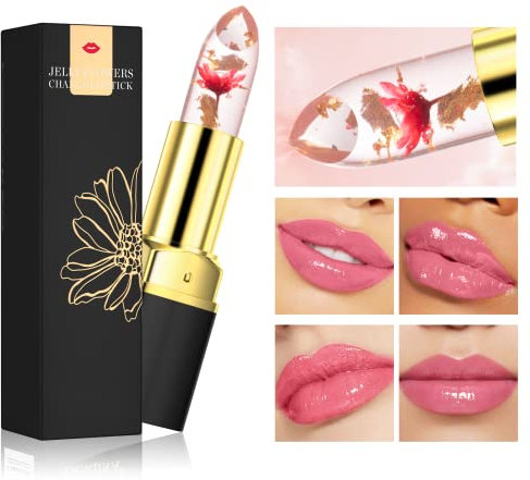 Lippenstift, Farbwechselnder Lippenstift mit Temperaturwechsel, 24 Stunden Halt Lang Anhaltend Nicht verblassend Natürlich Pflegend, Rot