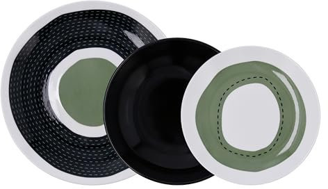 Quid Olsen Vajilla Porcelana 18 Piezas 6 Personas