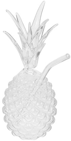 TOPPERFUN Verre à Boisson Forme Ananas Verre Cocktail Décoratif Pour Maison Fête