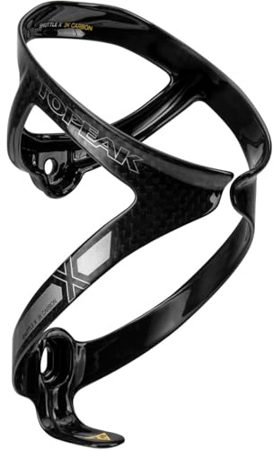 Topeak Shuttle Cage X 3K Carbon Flaschenhalter, Sport und Outdoor, Schwarz, 14 x 8 x 5,7 cm
