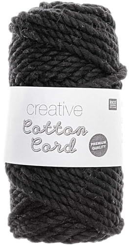 Makrameegarn Creative Cotton Cord Schwarz