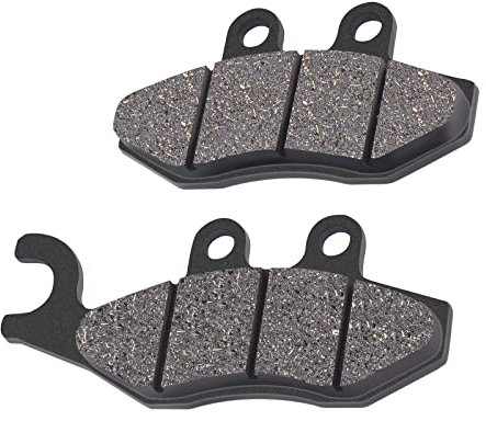 AHL 1 Paar Motorrad Vorderer Bremsbeläge für PIAGGIO Typhoon 50 (2T) (12” wheels) 2010-2020/Fly 100 (4T) 2007-2015/Beverly 125 2007 /Beverly 125 (4T) (Multi spoke cast wheel) 2011-2014