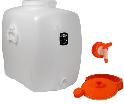 Getränkefass Oval 60 Liter mit Auslaufhahn NW 15