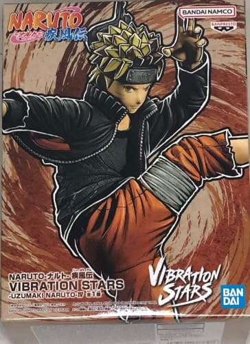 Banpresto Naruto Uzumaki IV Naruto Shippuden - Vibration Stars 14 cm BP88764P Mehrfarbig