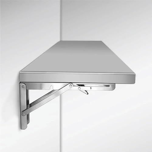 Mesa plegable de acero inoxidable 304, soporte plegable para 150 kg