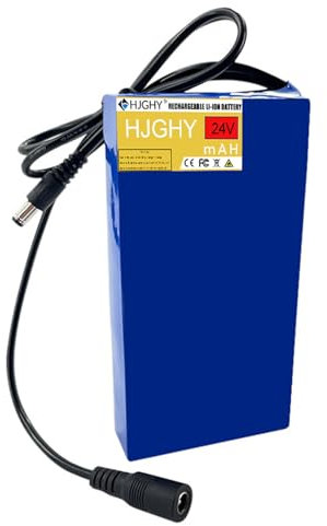 HJGHY DC 12V 24V 10800mAh Rechargeable Li-ion Battery Lithium Battery Pack for LED Light Bar/Robotics/Camera Battery/Street Light Battery/Various Lamps Backup Battery,12V,10800mAh