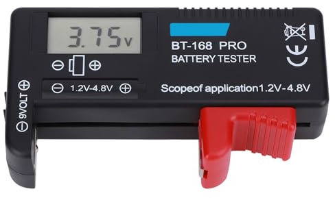 BT168PRO Digitaler LCD-Batterietester 1,2 V 4,8 V Batterieprüfer für Kleine Batterien Knopfzelle