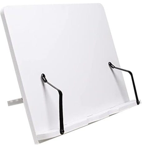 OHPHCALL Verstellbarer Buchständer Für Freihändiges Lesen Für Kochbücher Und Lehrmaterial Und Elegant Für Schreibtisch