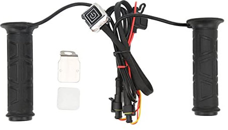 7/8 ATV Erhitzte Lenkergriffe, 12V 3 Wärmeeinstellungen Elektrische Heizlenkergriffe mit Daumenwärmer Temperaturvereinbarungs Lenker Griffheizung für 7/8 ATV Lenker