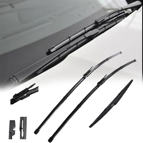 Front Rear Wiper Blades For Vauxhall For Opel For Zafira B 2005 2006 2007 2008 2009 2010 2011 Windshield Windscreen Window Brushes 28+22+14