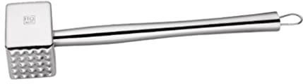 Martello inteneritore per Carne, Batticarne in Acciaio Inox, batticarne a Doppia Faccia con 25 Piccoli Chiodi, Martello da Cucina for la Lavorazione della Carne