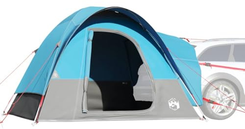 Tienda de Campaña para Coche, Impermeable y Resistente al Viento, Diseño con Conexión Eléctrica y Doble Techo, Tienda Techo Coche, Tienda Campaña Montaje Rapido,Color Azul, 300x300x230 cm