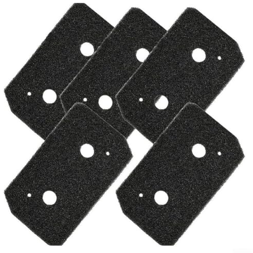 Kit di filtri in schiuma compatibile con e per lavatrici Siemens, filtri in spugna di ricambio per macchine serie 4 e serie 8, filtri per asciugatrice in cotone nero, 22,8 x 12,8 x 2 cm, confezione da